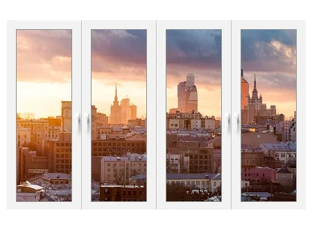 Балкон прямой Rehau Excellent Light