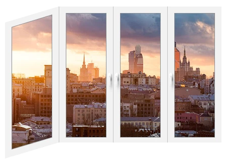 Балкон г-образный Veka WHS 60