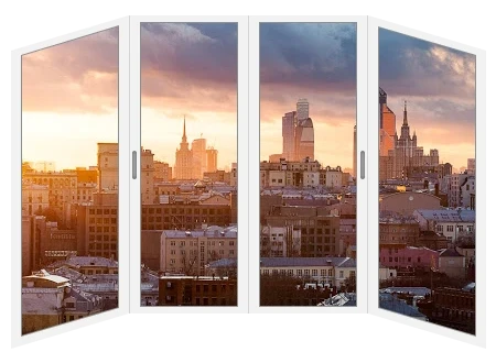 Балкон п-образный Aluvet Cold