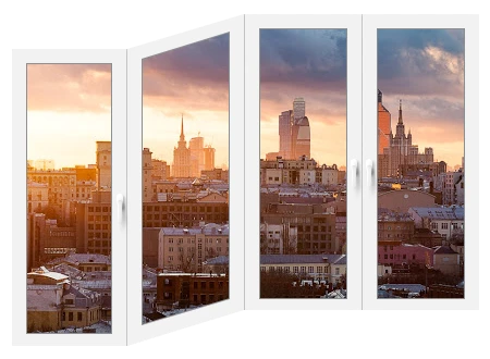 Балкон зиг-заг Veka WHS 60