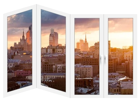 Балкон каблук Rehau Euro Design