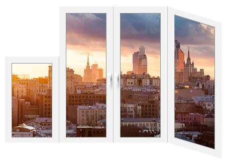 Балкон с глухой створкой Veka WHS 60