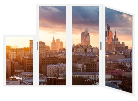 Балкон с глухой створкой Provedal C640