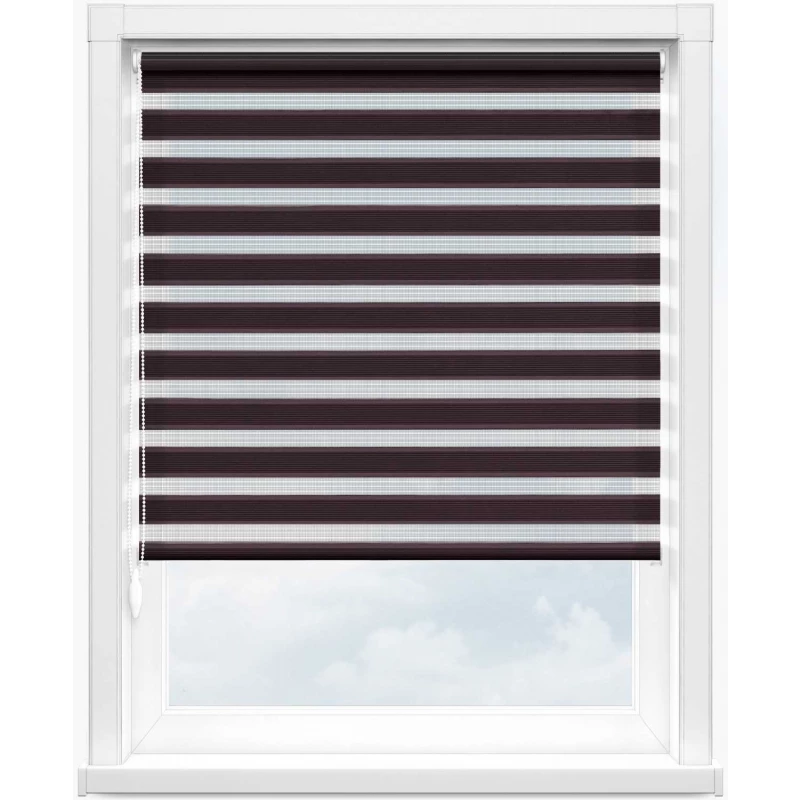 Зебра адажио 2870 коричневый, 280 см - 1