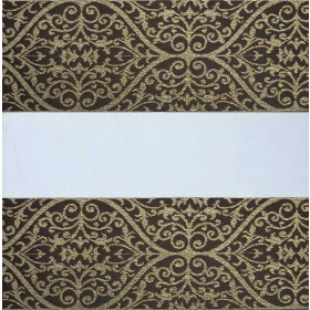 Зебра бергама 2870 коричневый, 280 см