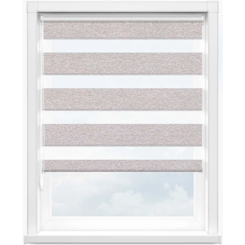 Зебра глория био bo 2868 св. коричневый, 280 см - 1