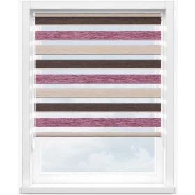 Зебра дайкири 4858 вишневый, 280 см