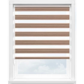 Зебра дакота 2870 коричневый, 280 см