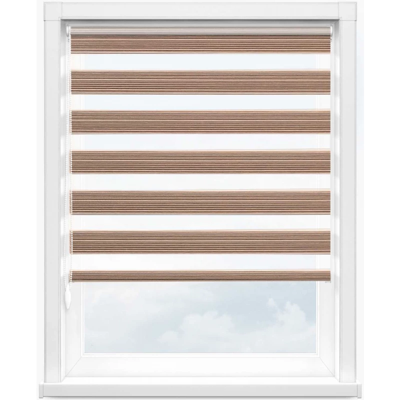 Зебра дакота 2870 коричневый, 280 см - 1