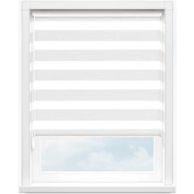 Зебра лотос 0225 белый, 280 см