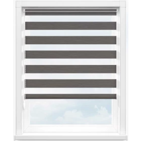 Зебра лотос 1881 т. серый, 280 см