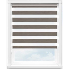 Зебра лотос 2868 св. коричневый, 280 см