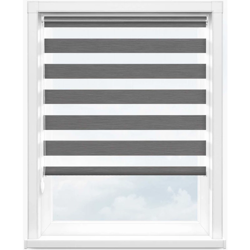 Зебра монтана 1908 графит, 280 см - 1