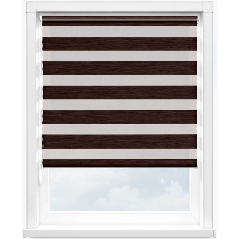 Зебра монтана 2870 коричневый, 280 см - 1