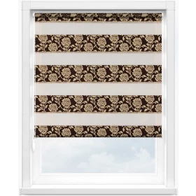 Зебра персия 2870 коричневый, 270 см