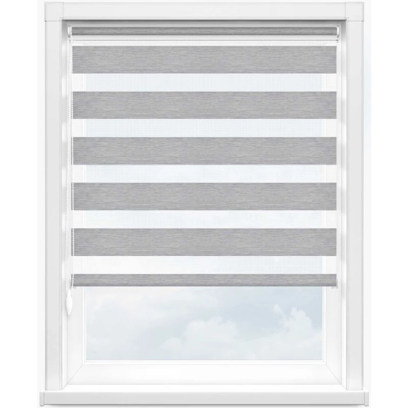 Зебра сахара 1852 серый, 210 см - 1