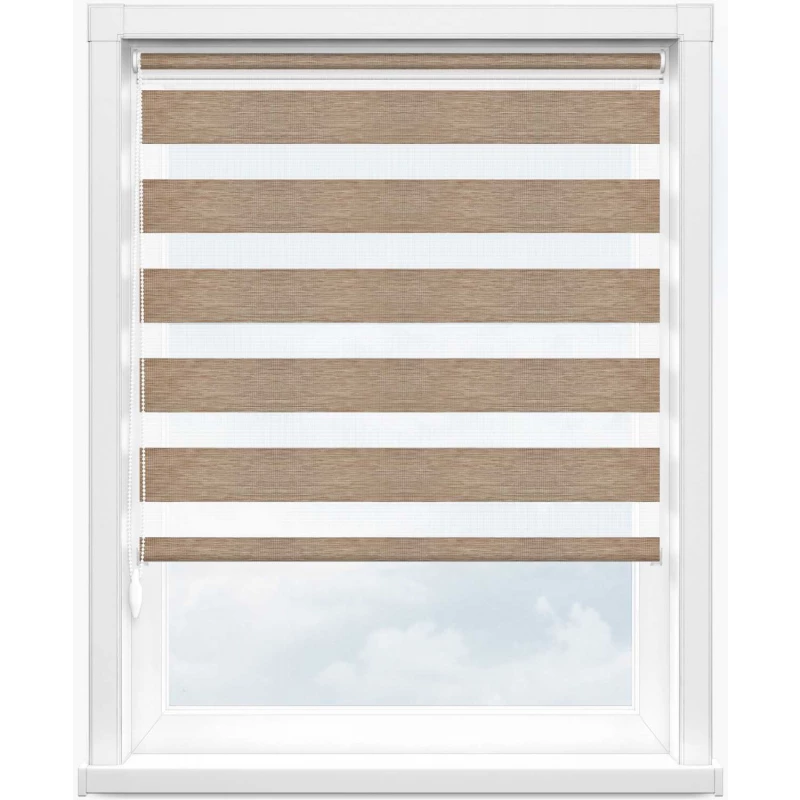 Зебра сахара 2406 бежевый, 210 см - 1