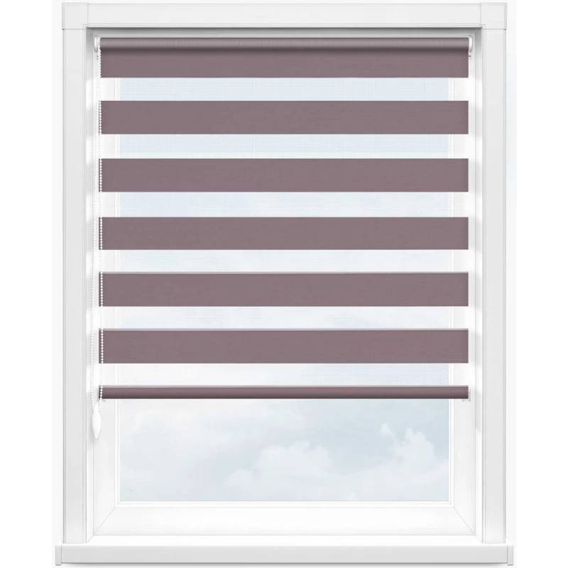 Зебра софт 4290 дымчато-лиловый, 280 см - 1