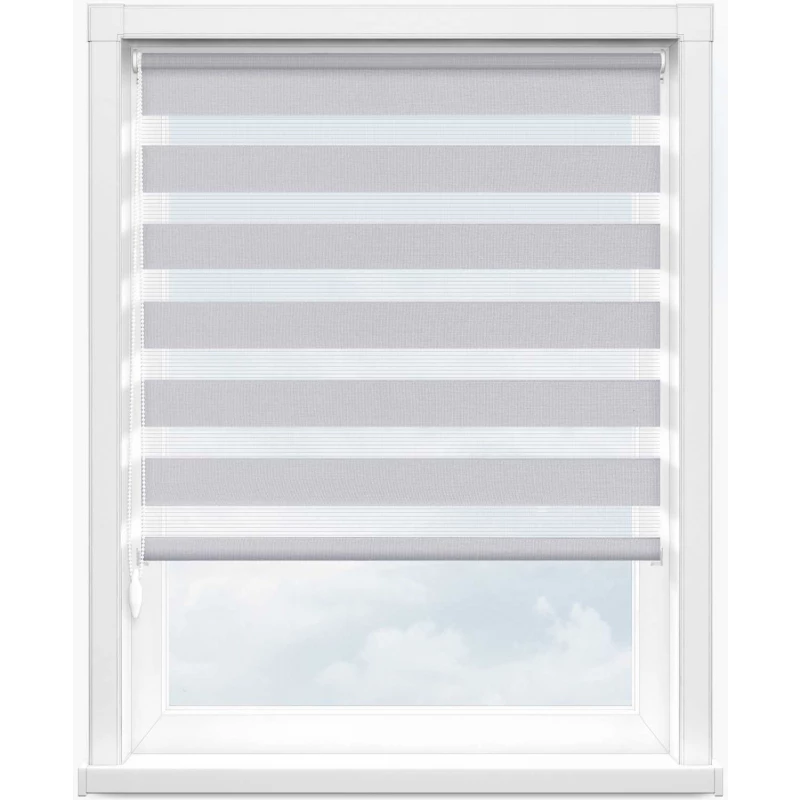 Зебра стандарт 1606 светло-серый, 280 см - 1