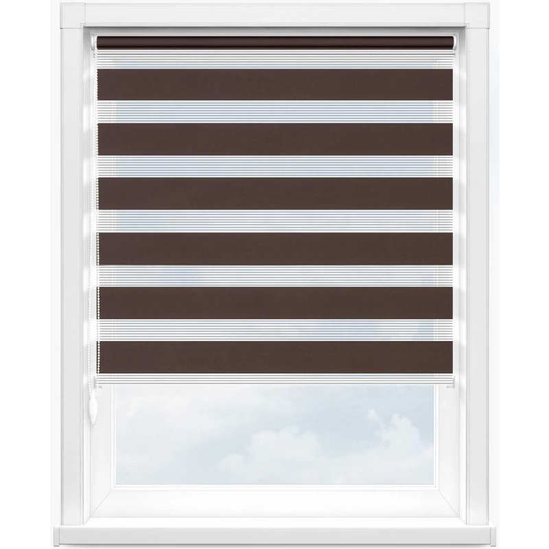 Зебра стандарт 2870 коричневый, 280 см - 1