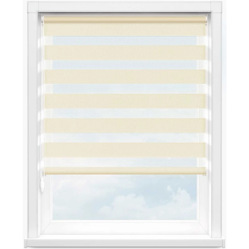 Зебра стандарт 3144 ваниль, 280 см - 1