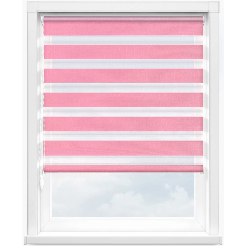 Зебра стандарт 4096 розовый, 280 см - 1