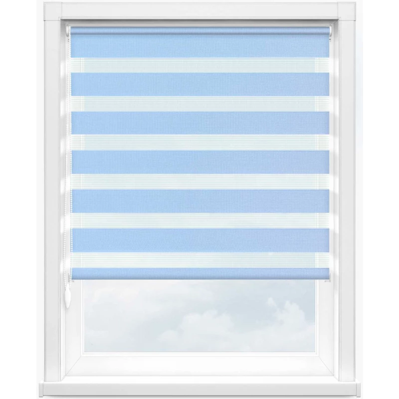 Зебра стандарт 5102 св. голубой, 280 см - 1