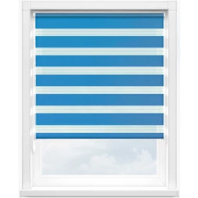 Зебра стандарт 5612 аквамарин, 280 см