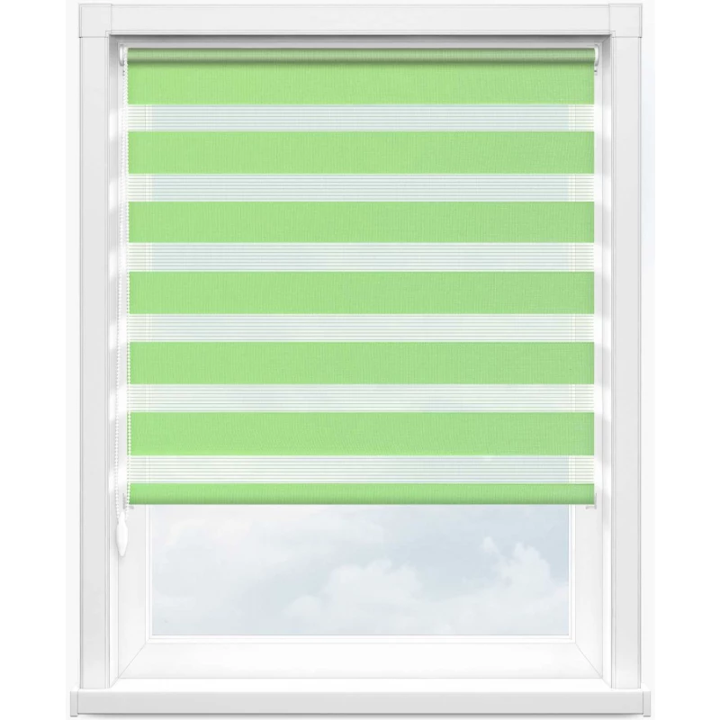 Зебра стандарт 5853 салатовый, 280 см - 1