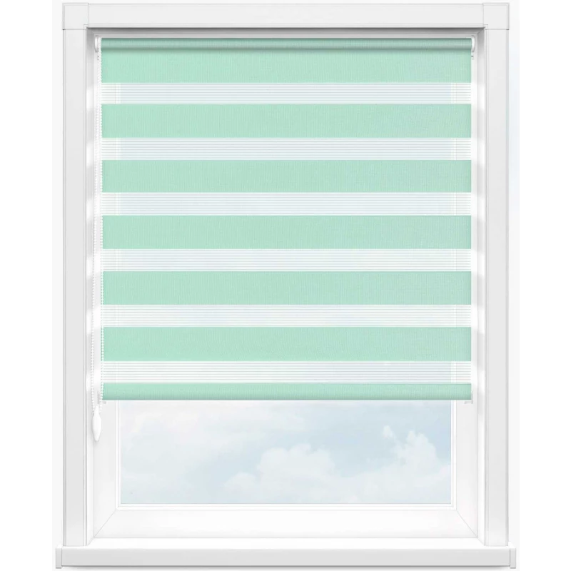 Зебра стандарт 5992 бирюза 280 см - 1