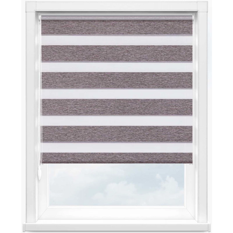 Зебра стоун био 2870 коричневый, 280 см - 1