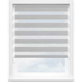 Зебра тетрис 1852 серый, 280 см