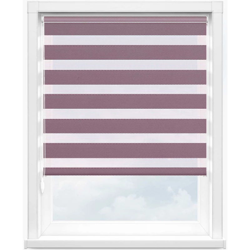 Зебра тетрис 4284 лиловый, 280 см - 1