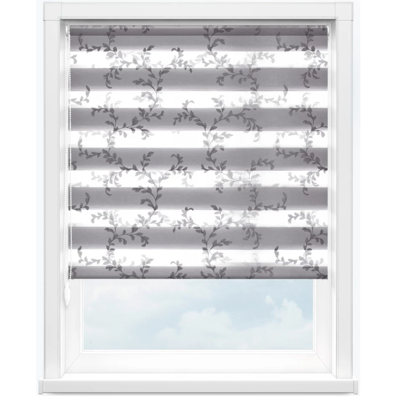 Зебра токио 1852 серый, 300 см - 1