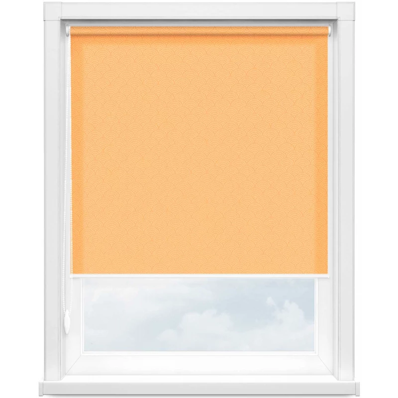 Ажур 3499 оранжевый, 220 см - 1