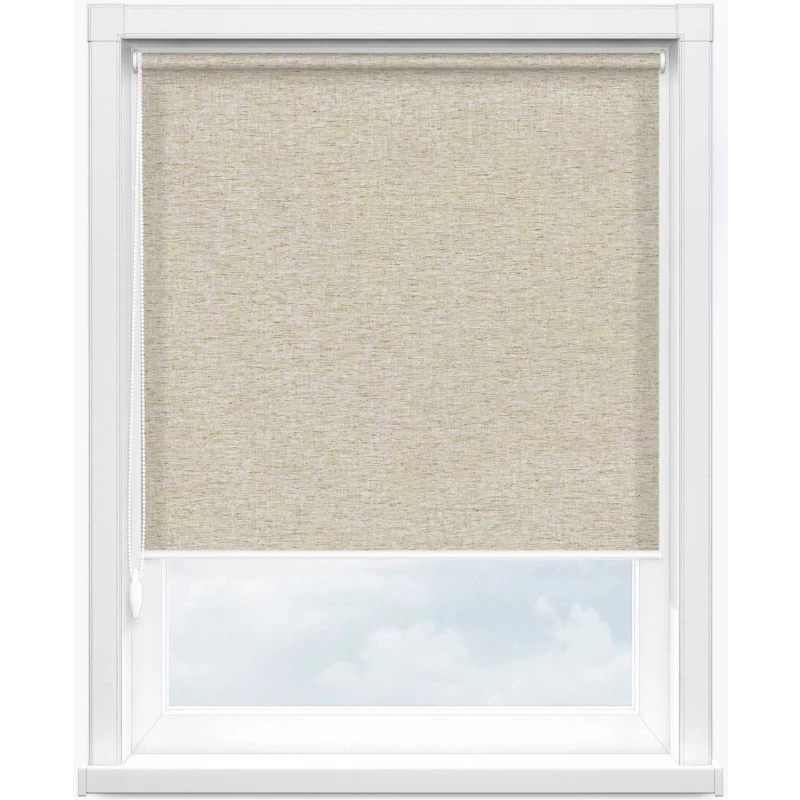 Лён 2746 т.бежевый 200 см - 1