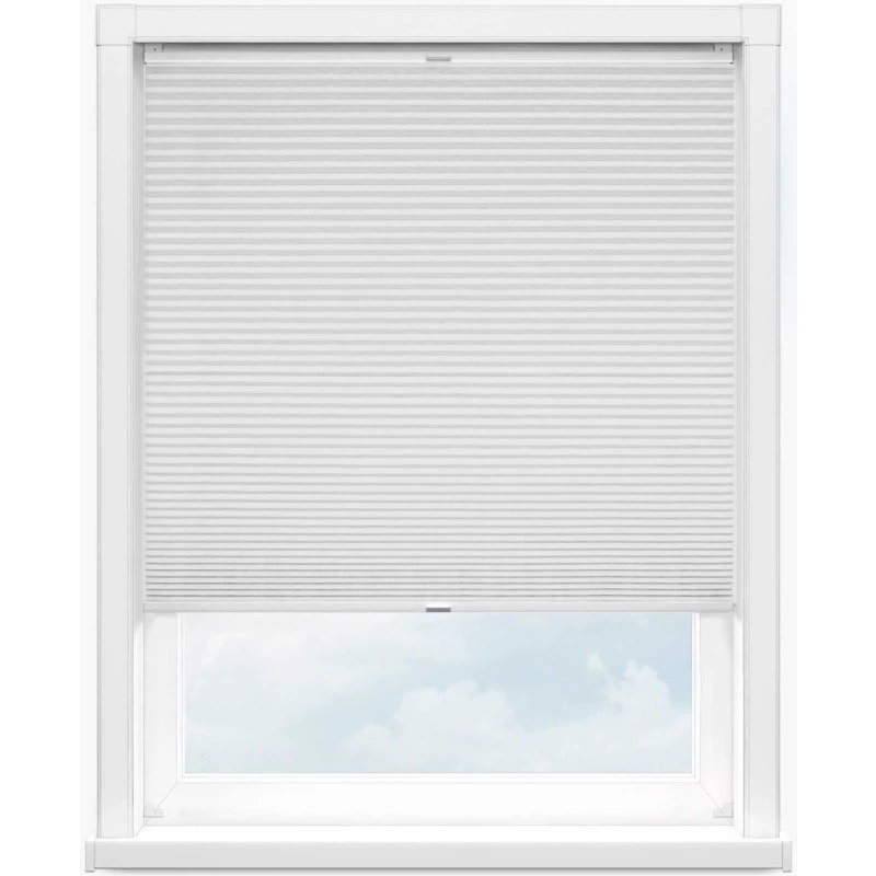 Гофре сатин во 0225 белый, 365 см - 1