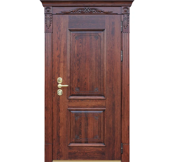 Стальная дверь Олимп массив дуба