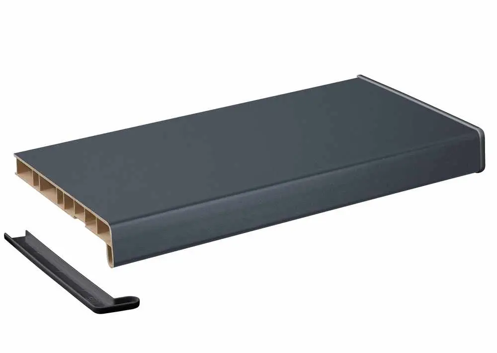 Подоконник Crystallit антрацит