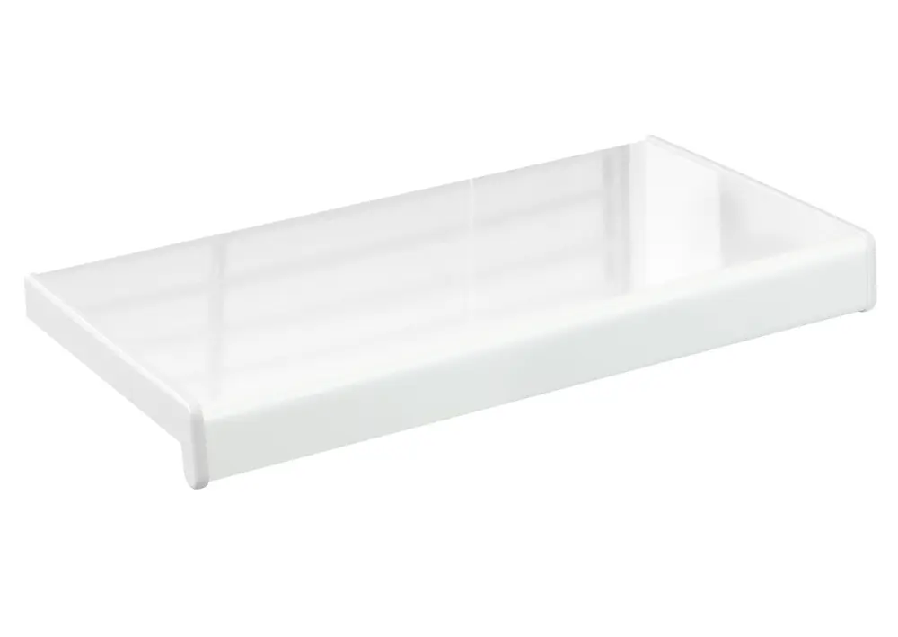 Подоконник Crystallit белый глянец