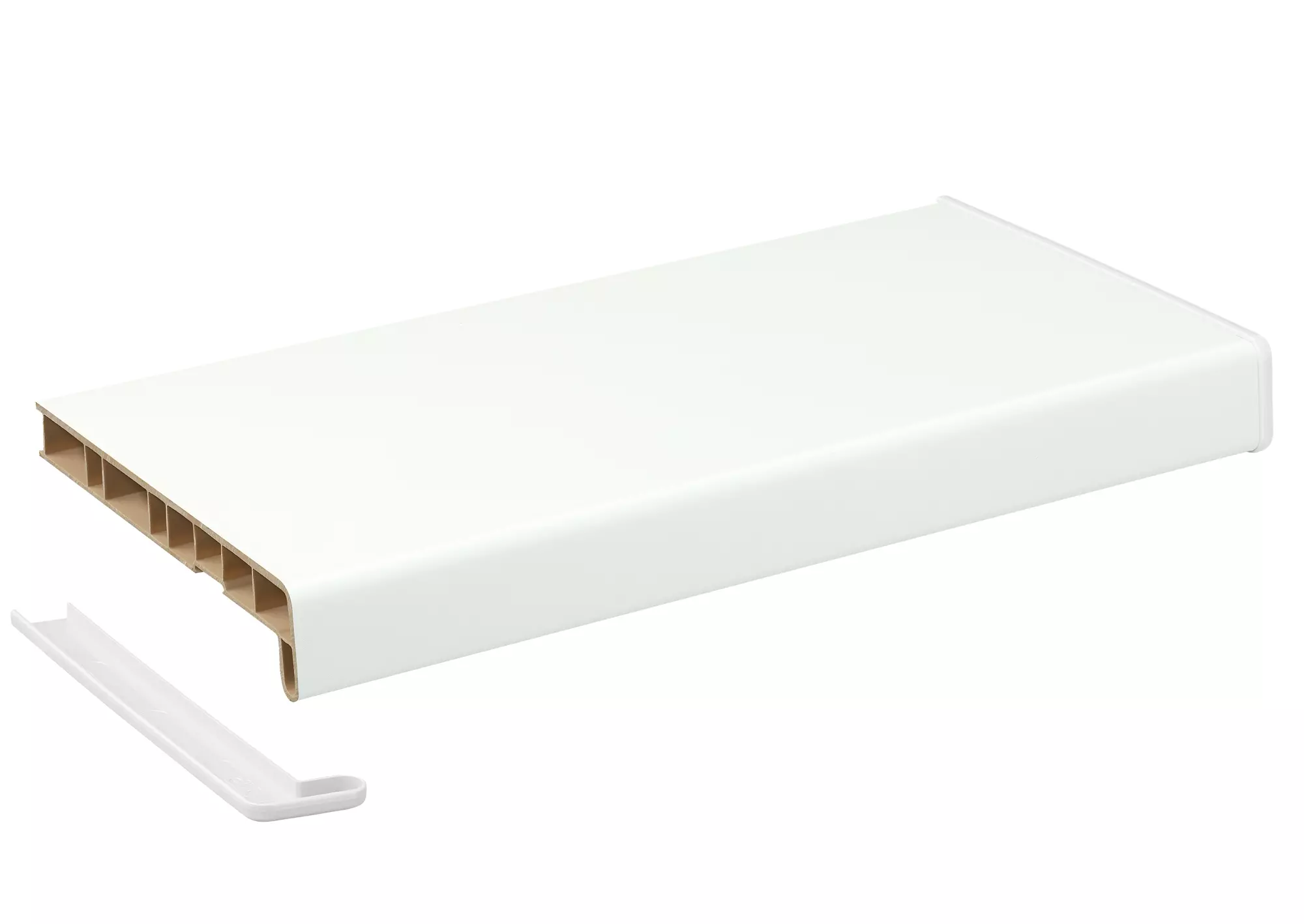 Подоконник Crystallit белый матовый