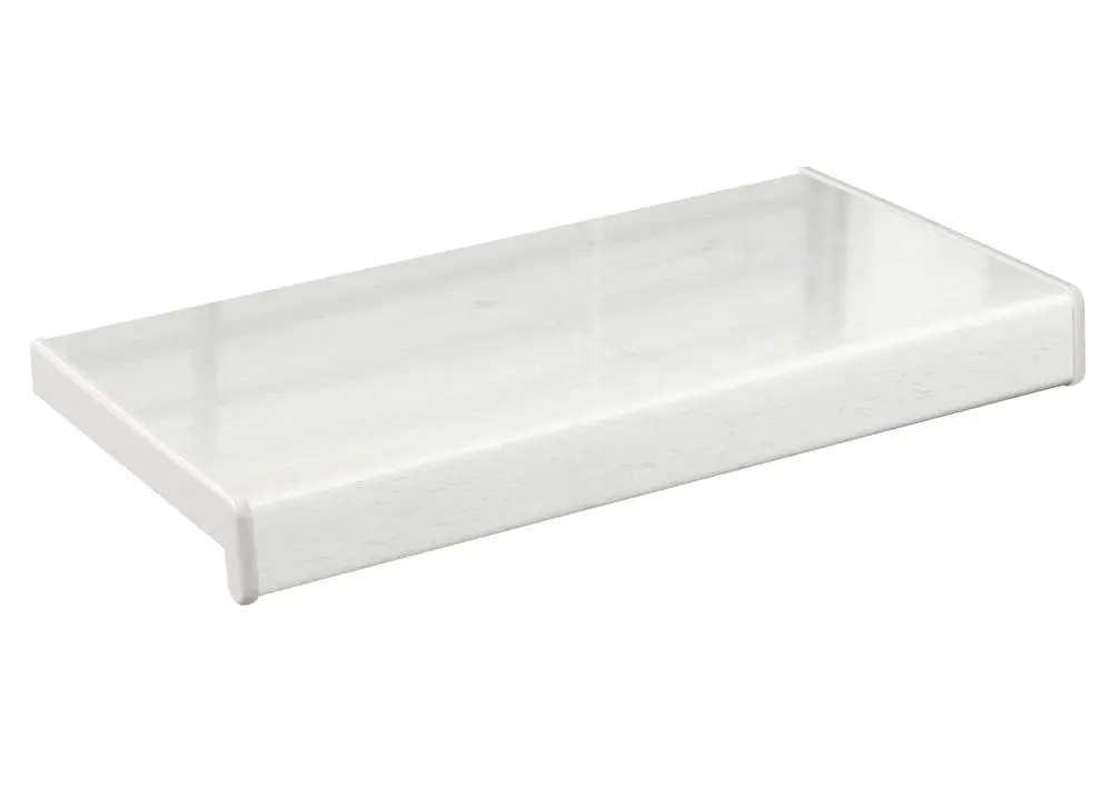 Подоконник Crystallit белый дуб глянец