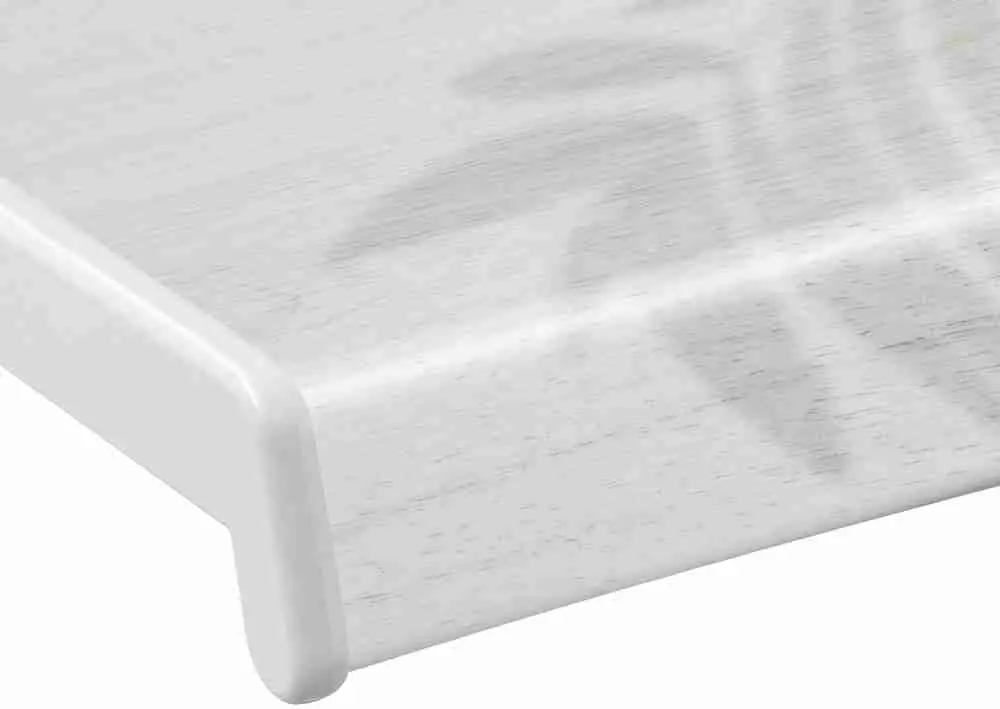 Подоконник Crystallit белый дуб глянец