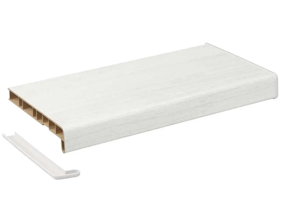 Подоконник Crystallit белый дуб матовый