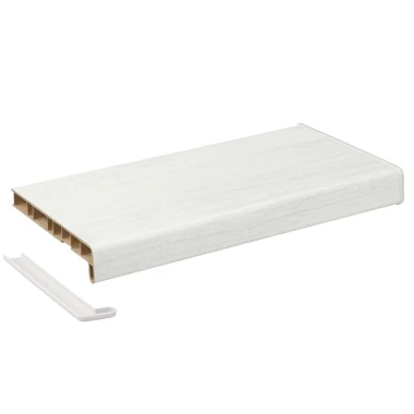 Подоконник Crystallit белый дуб матовый