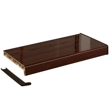 Подоконник Crystallit махагон глянец