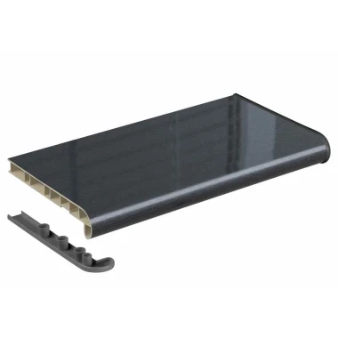 Подоконник Estera графит глубокий глянец