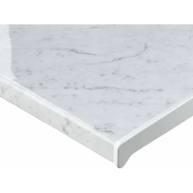 Подоконник Moeller LD-S30 мрамор каррара глянец
