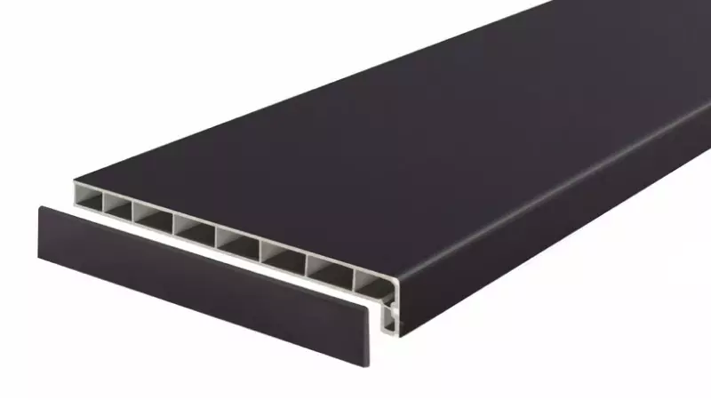 Подоконник Moeller LD-40 черный clean touch