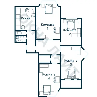 Планировка 3477